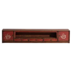 Meuble bas ancien en bois d’orme – Chine, vers 1900