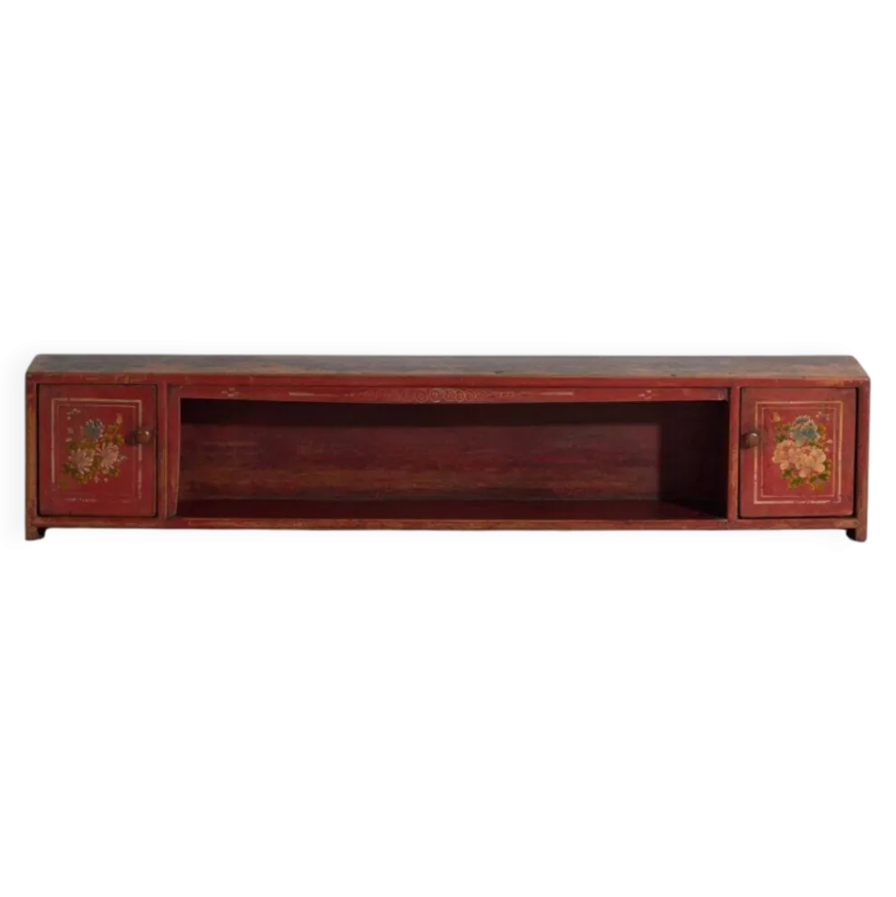 Meuble bas ancien en bois d’orme – Chine, vers 1900