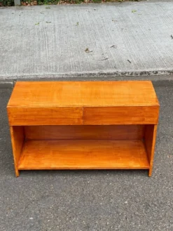 Meuble Bas TV Console Vintage 2 Tiroirs Niche style scandinave
