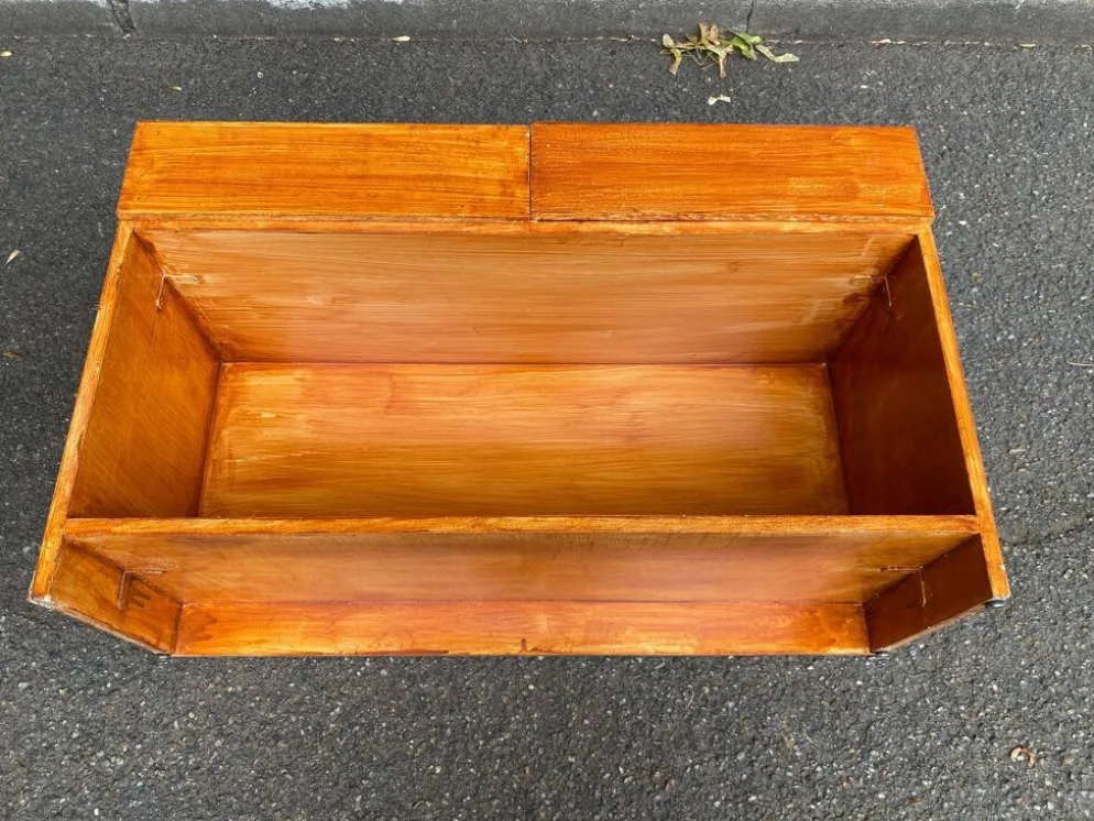 Meuble Bas TV Console Vintage 2 Tiroirs Niche style scandinave