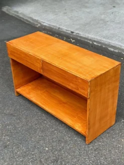 Meuble Bas TV Console Vintage 2 Tiroirs Niche style scandinave