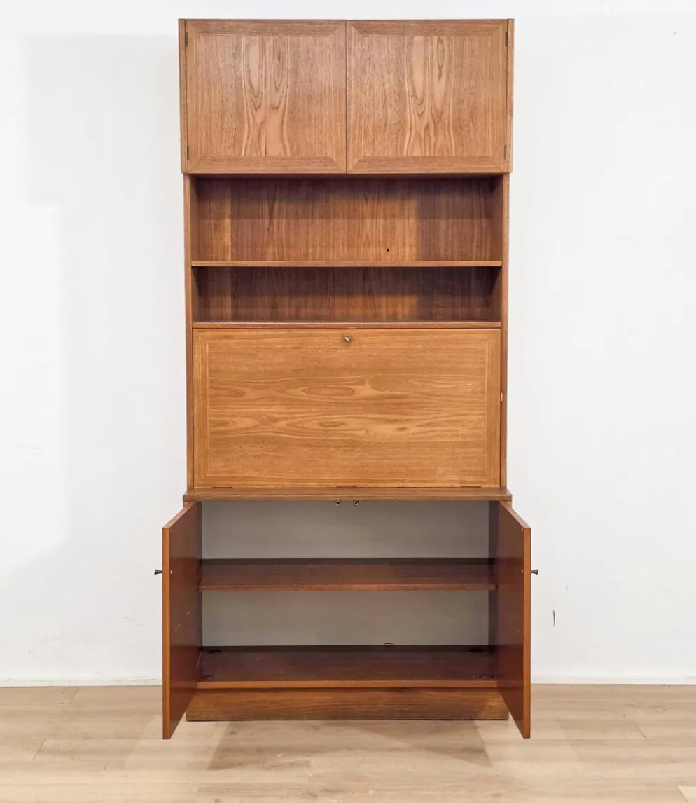 Meuble bibliothèque Roche Bobois style scandinave - 1970