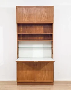 Meuble bibliothèque Roche Bobois style scandinave - 1970