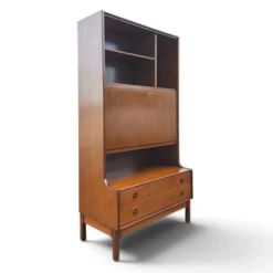 Meuble bibliothèque Scandinave teck