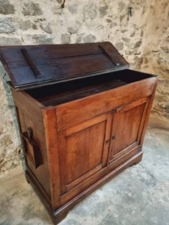Meuble Blutoir ou Farinier Ancien – France XIXe Siècle