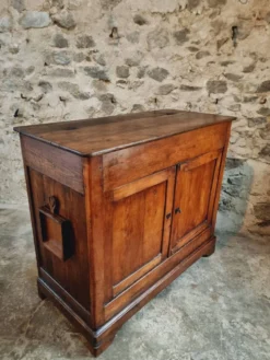 Meuble Blutoir ou Farinier Ancien – France XIXe Siècle
