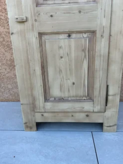 Meuble bonnetier Parisienne bois brut vintage