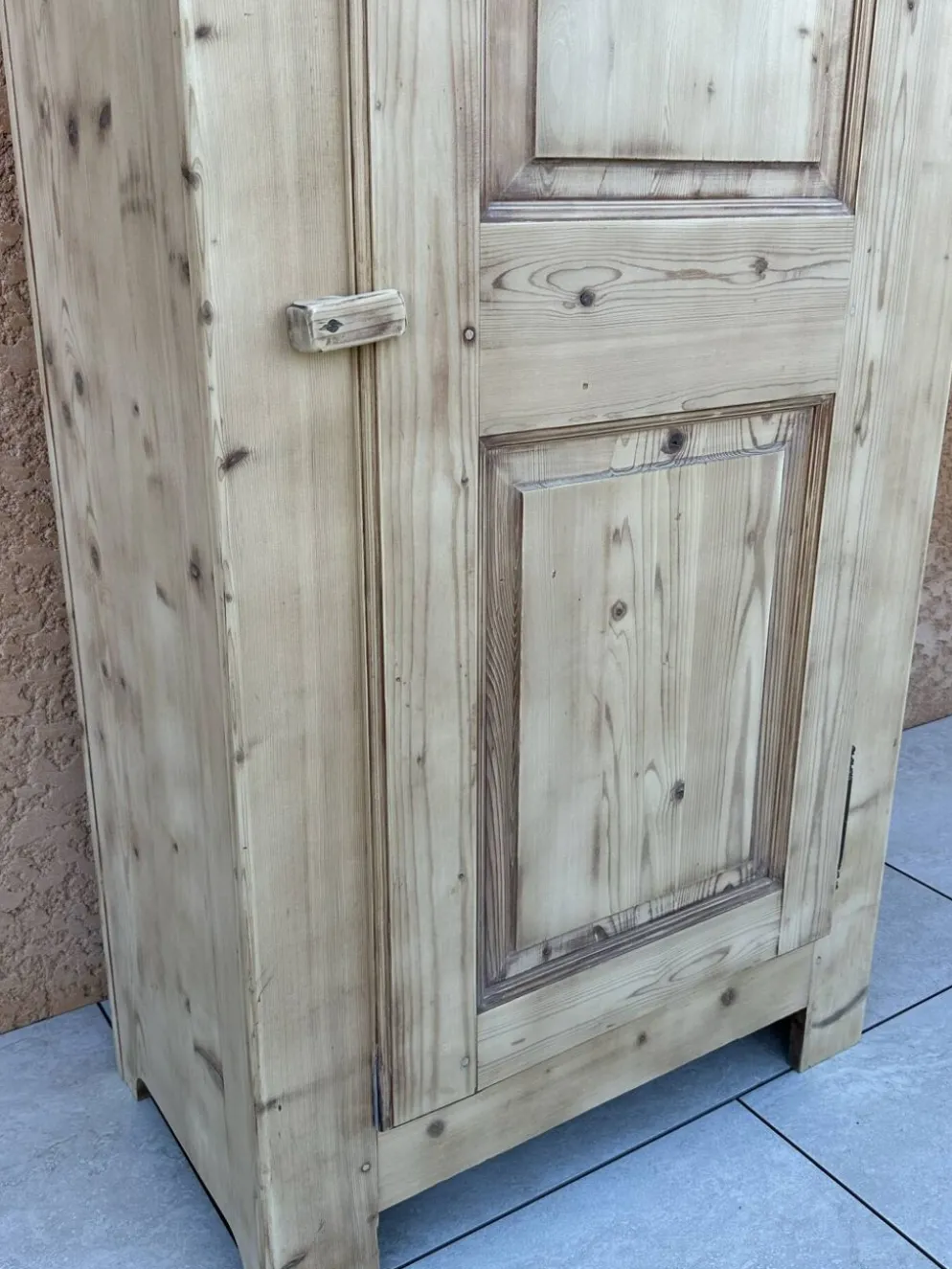 Meuble bonnetier Parisienne bois brut vintage