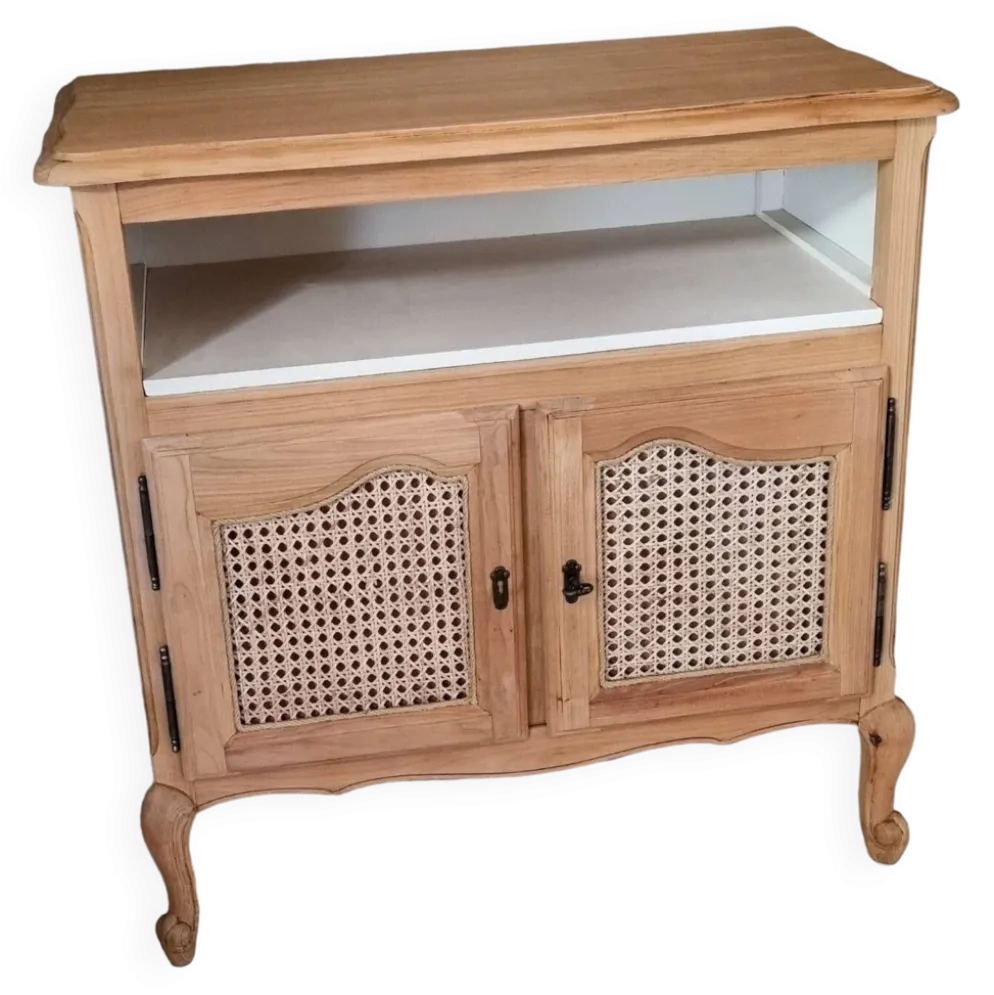 Meuble cannage style Louis XV