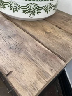 Meuble 3 clapets métal bois