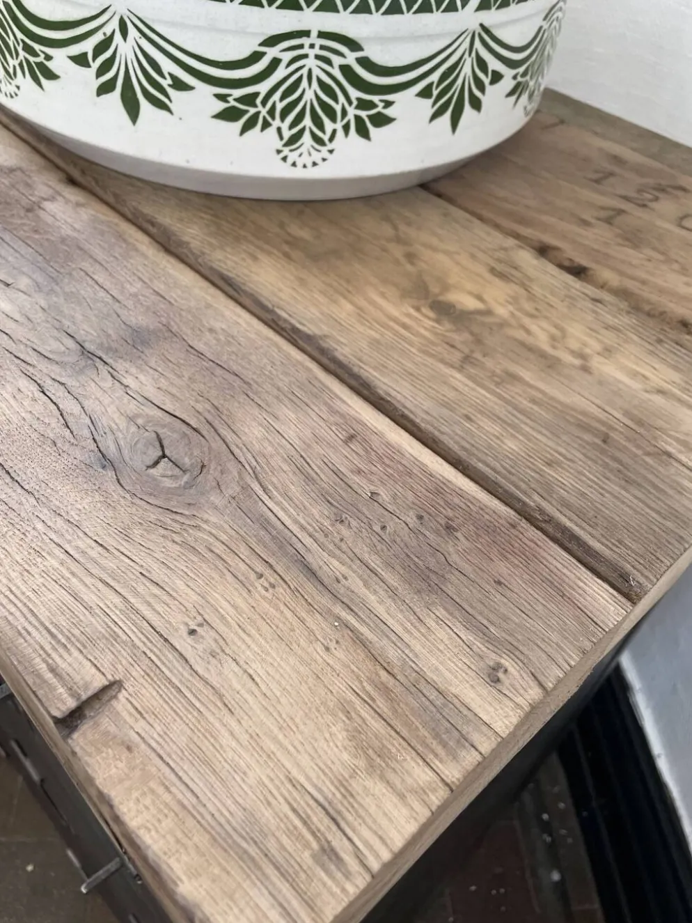 Meuble 3 clapets métal bois