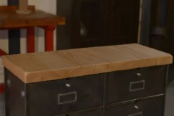Meuble à clapets Ronéo 2 colonnes 8 clapets travail français vers 1950