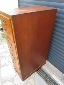 Meuble classeur a 4 tiroirs ancien en chêne