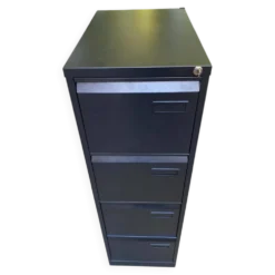 Meuble classeur métallique 4 tiroirs pour dossiers suspendus style industri