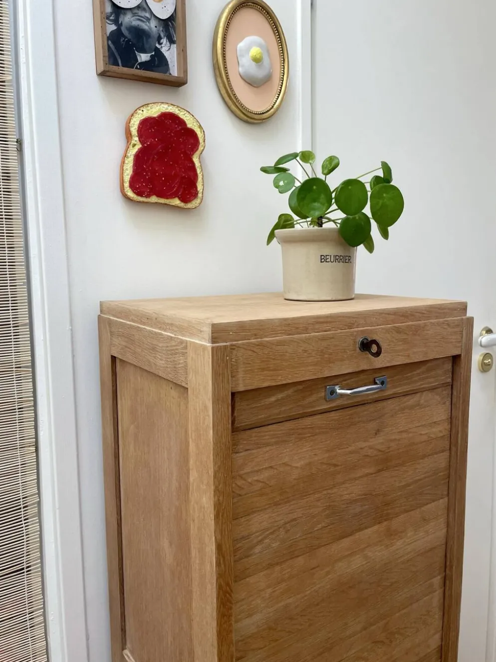 Meuble classeur rideau