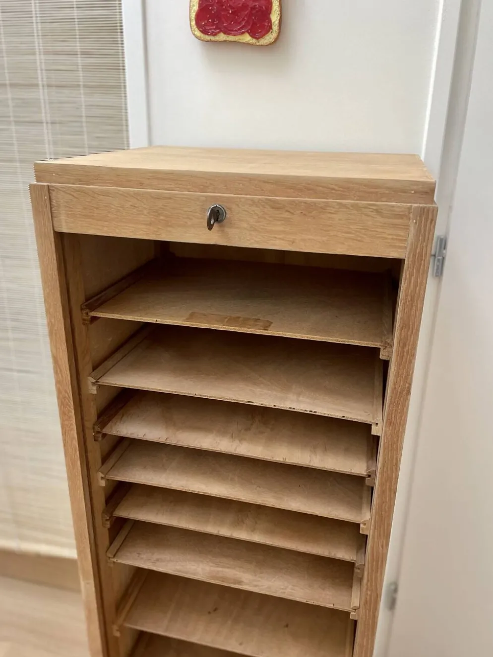 Meuble classeur rideau
