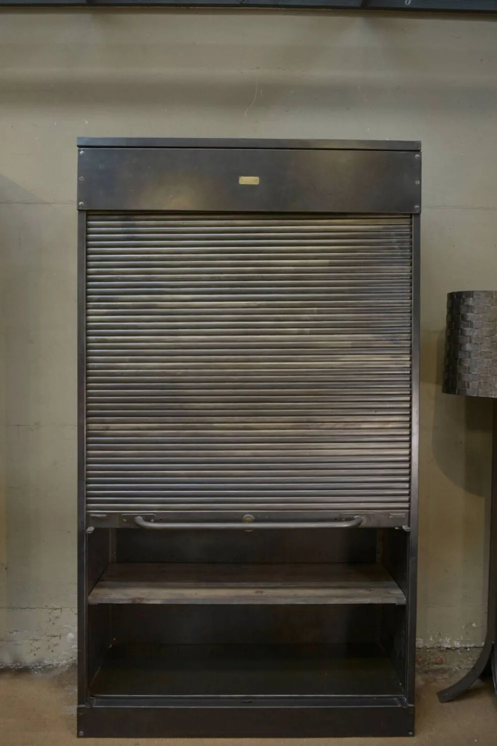 Meuble Classeur à Volet en métal "Ronéo" 1950s