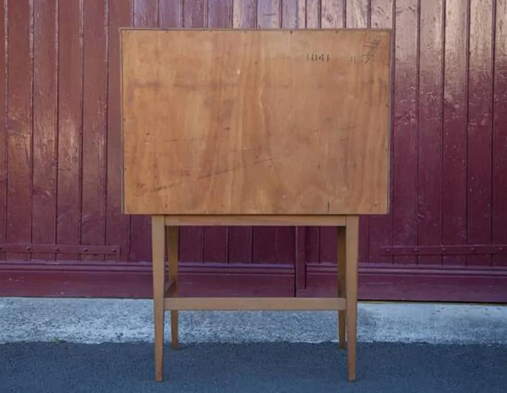 Meuble coiffeuse, meuble scandinave, bureau, console, meuble design, 50's