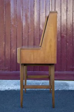 Meuble coiffeuse, meuble scandinave, bureau, console, meuble design, 50's