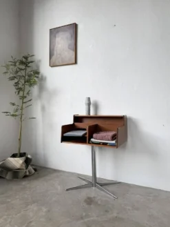 Meuble console ou petit bureau Fimsa Roma Italy teck