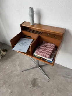 Meuble console ou petit bureau Fimsa Roma Italy teck