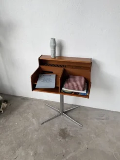 Meuble console ou petit bureau Fimsa Roma Italy teck