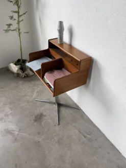 Meuble console ou petit bureau Fimsa Roma Italy teck