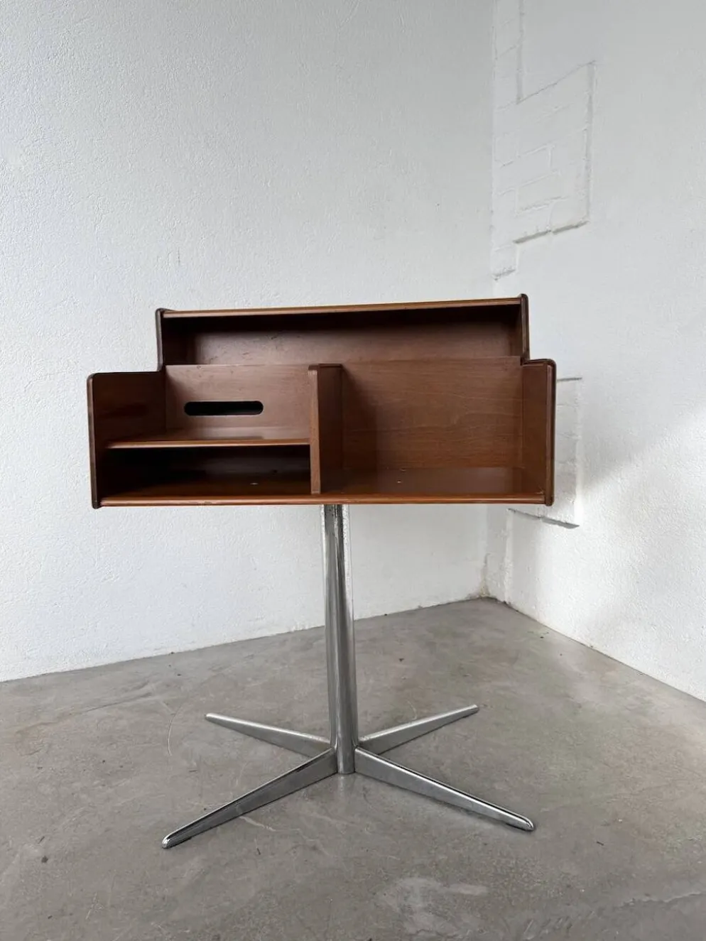 Meuble console ou petit bureau Fimsa Roma Italy teck