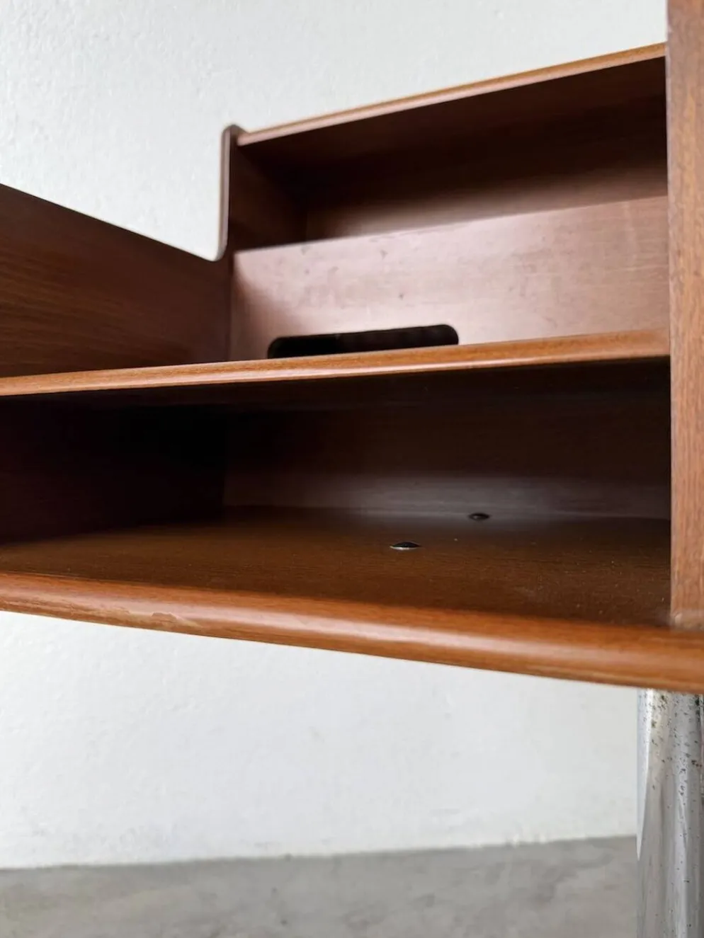 Meuble console ou petit bureau Fimsa Roma Italy teck