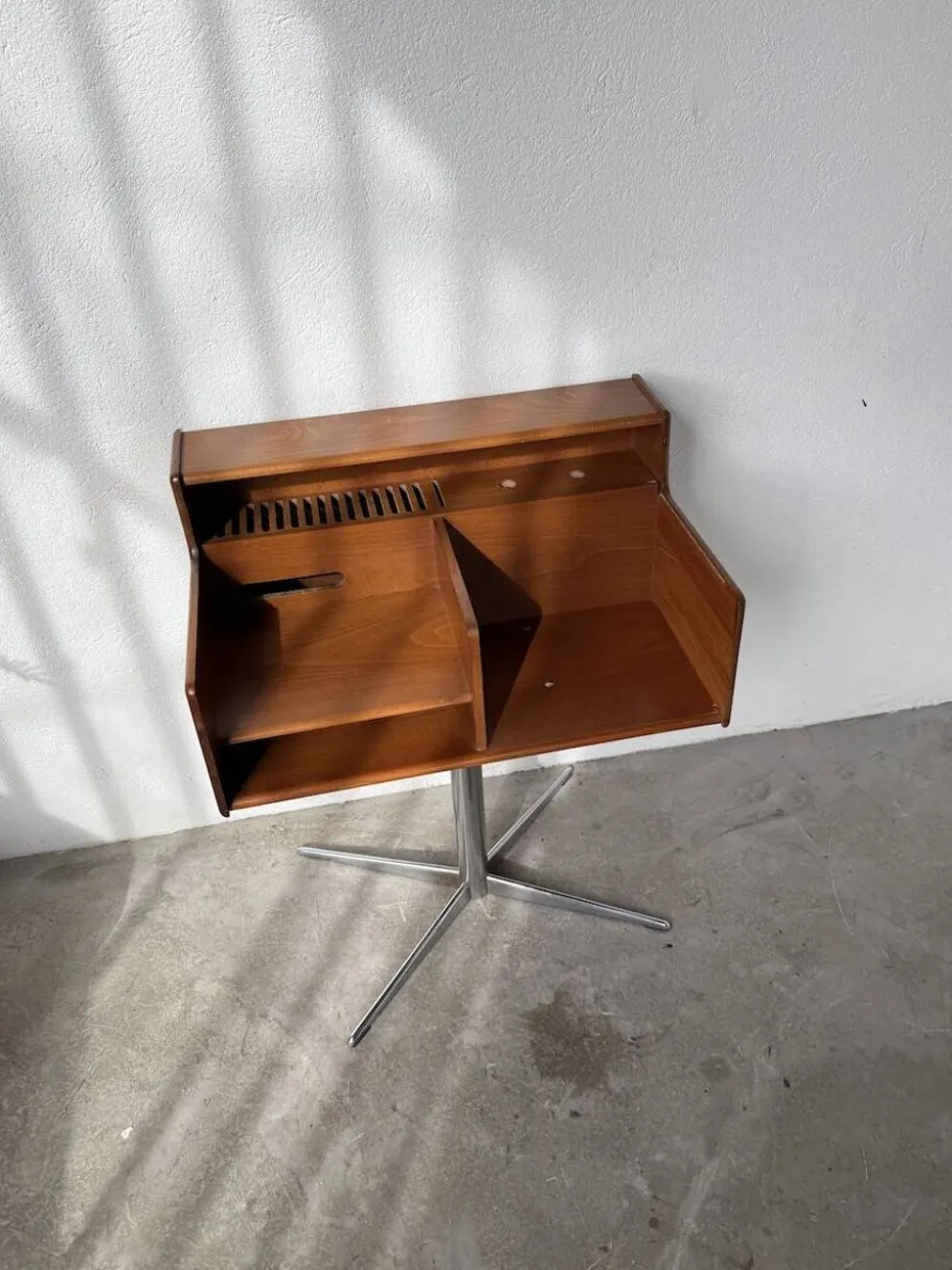 Meuble console ou petit bureau Fimsa Roma Italy teck