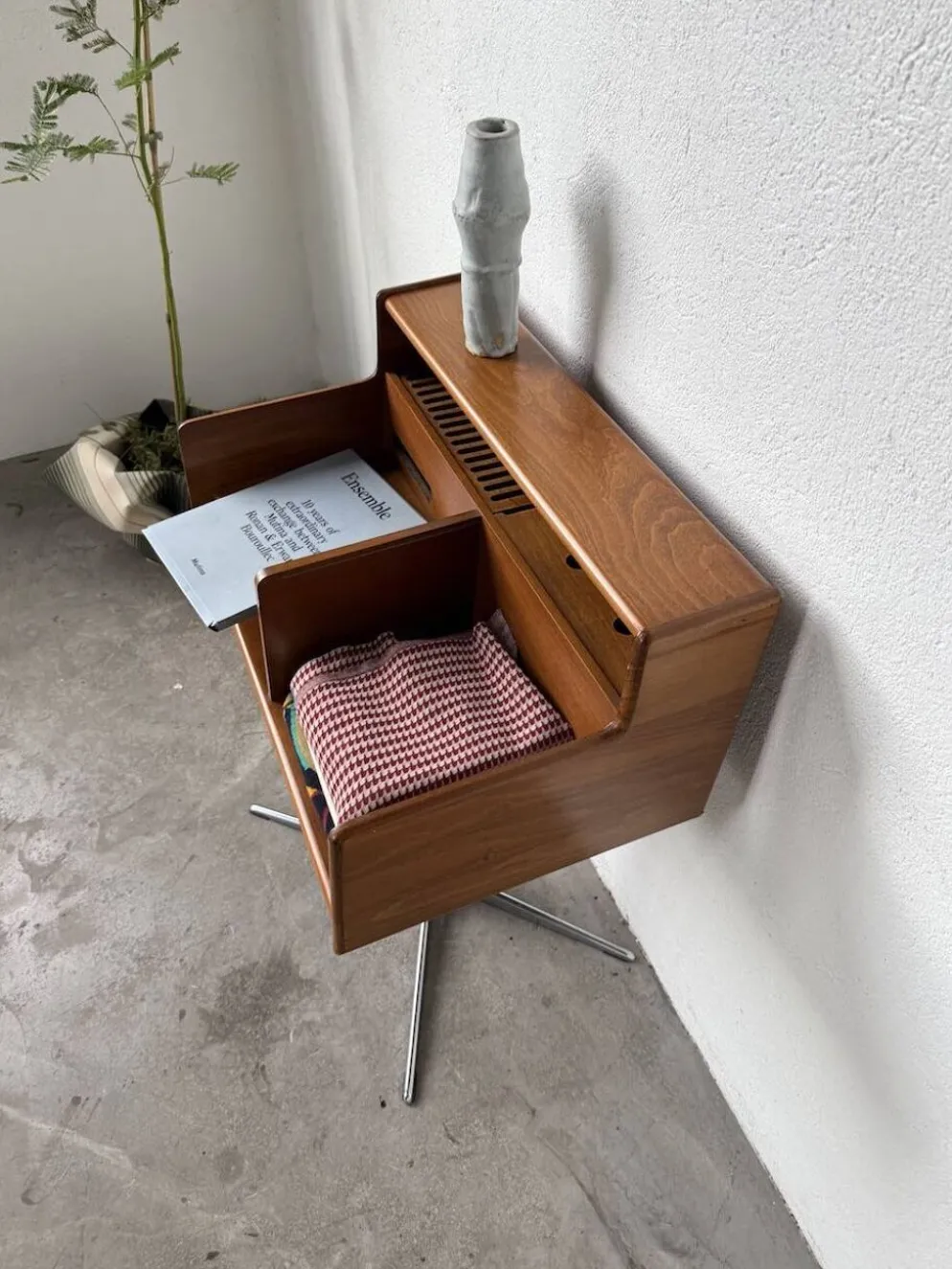 Meuble console ou petit bureau Fimsa Roma Italy teck