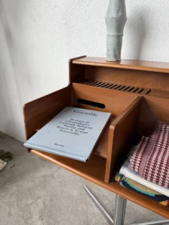Meuble console ou petit bureau Fimsa Roma Italy teck