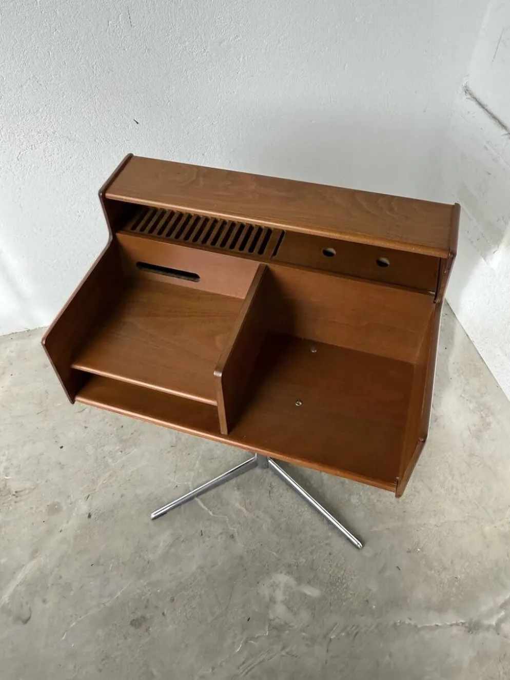 Meuble console ou petit bureau Fimsa Roma Italy teck