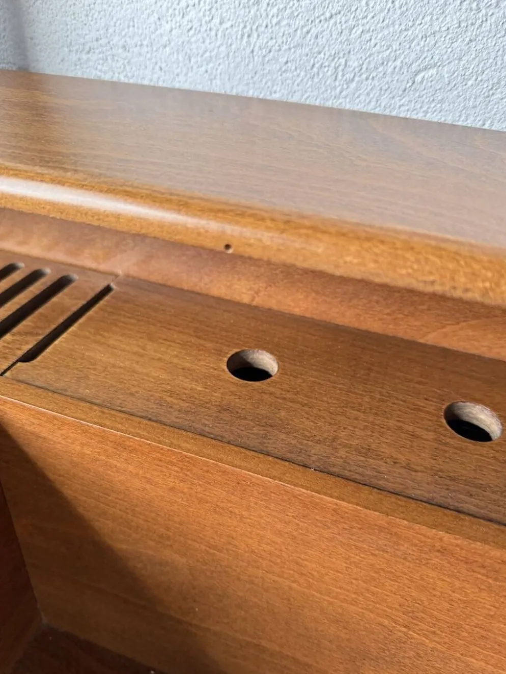 Meuble console ou petit bureau Fimsa Roma Italy teck