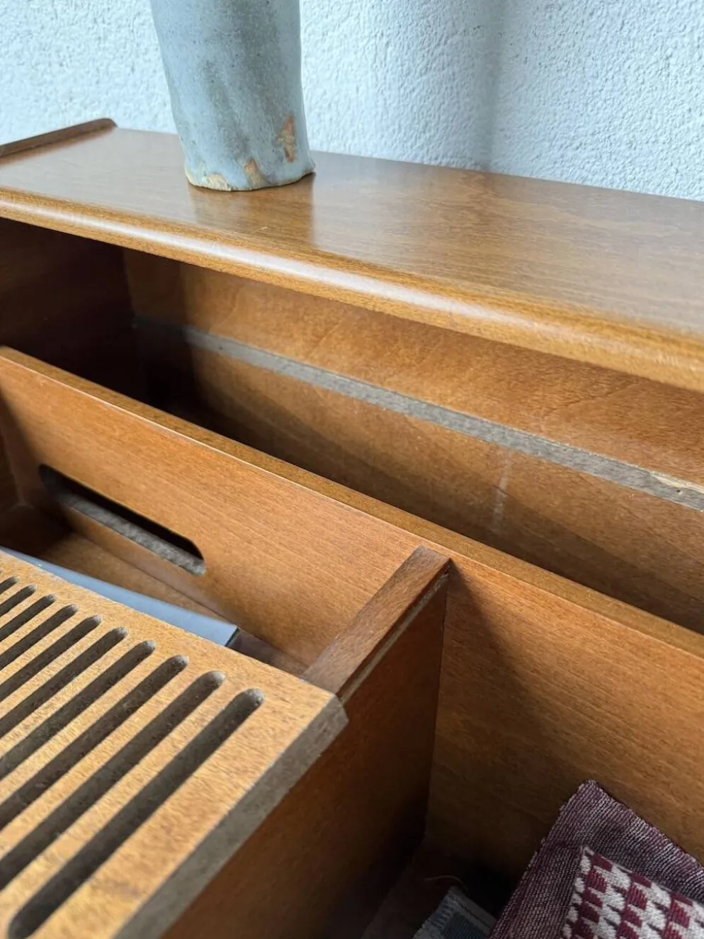 Meuble console ou petit bureau Fimsa Roma Italy teck