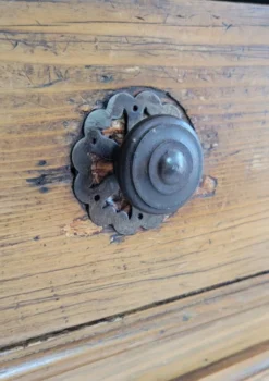 Meuble 2 corps buffet vaisselier bois massif pitchpin