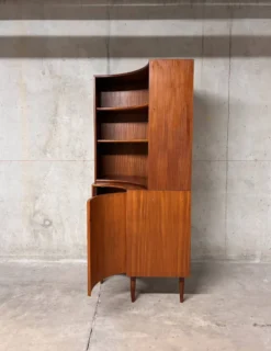 Meuble d’angle en teck Formule Meubelen Kempkes, années 60