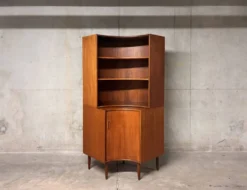 Meuble d’angle en teck Formule Meubelen Kempkes, années 60