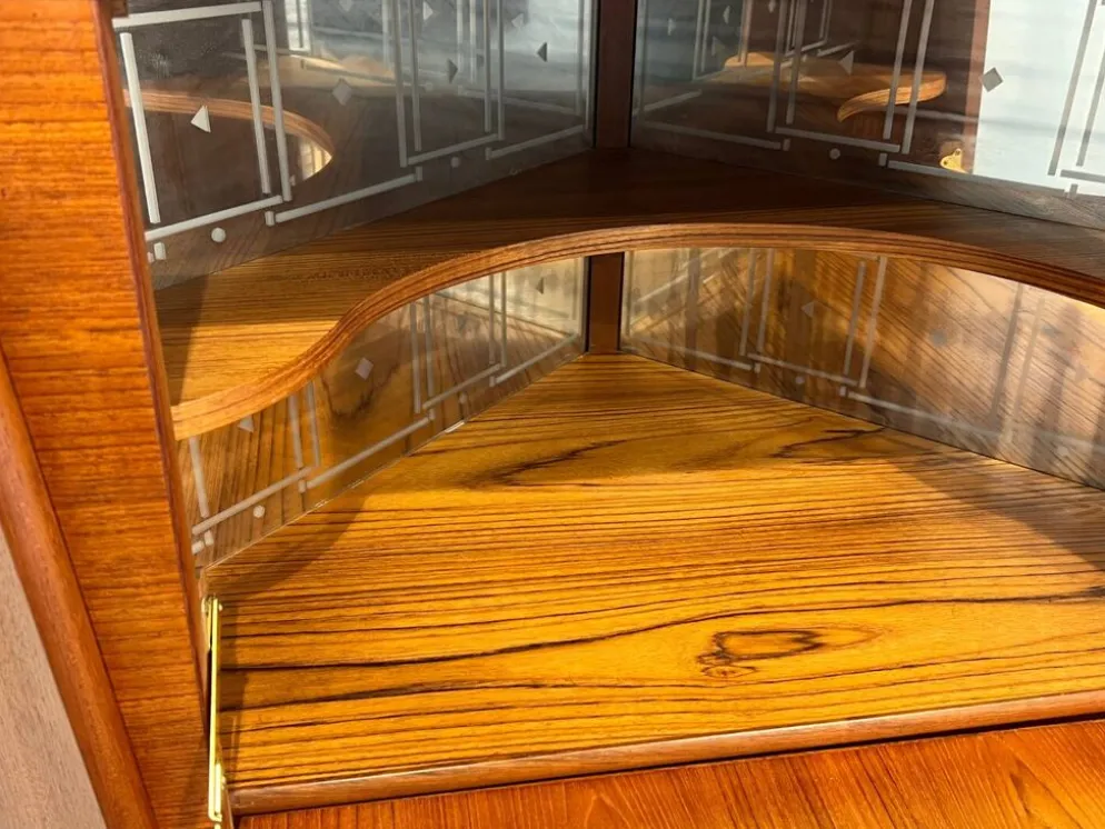 Meuble d’angle scandinave en teck design danois