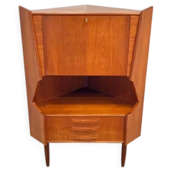 Meuble d’angle scandinave en teck design danois