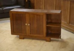 Meuble d’appoint Art Déco en chêne 1940’s