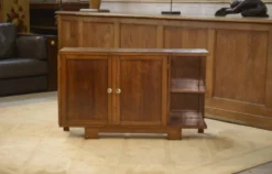 Meuble d’appoint Art Déco en chêne 1940’s