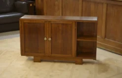 Meuble d’appoint Art Déco en chêne 1940’s