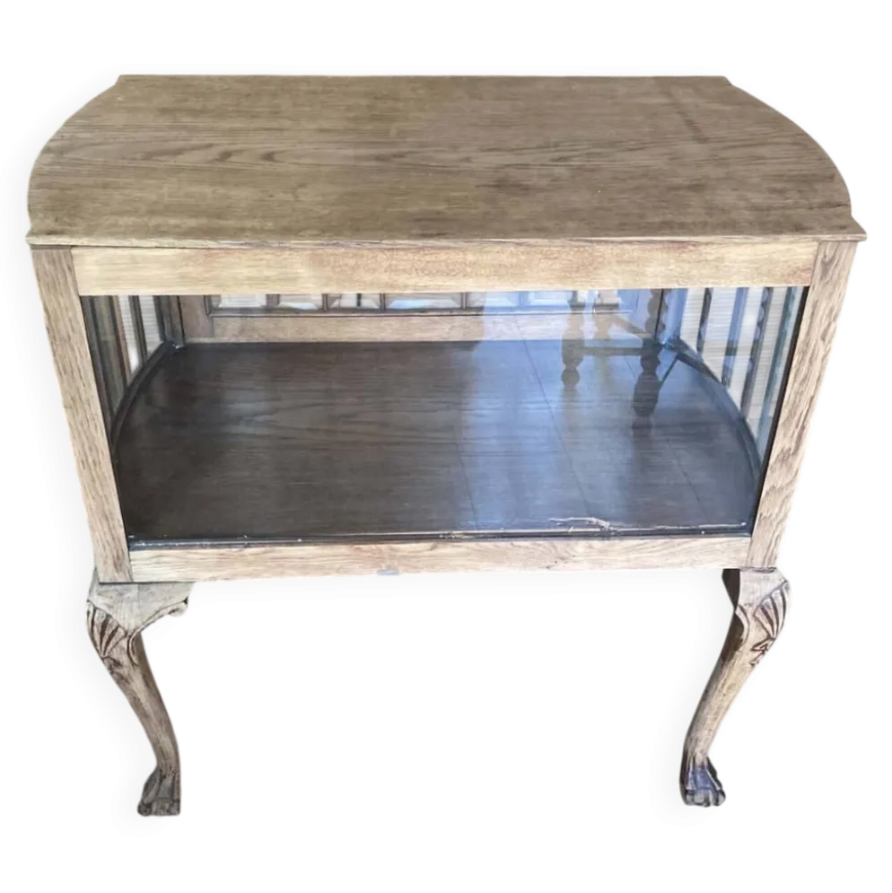 Meuble d'appoint style Louis XV abattant vitré