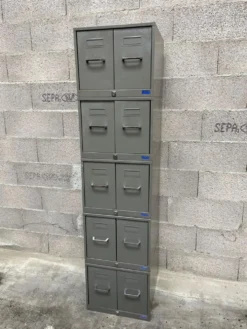 Meuble d'archivage modulable 8 tiroirs métal