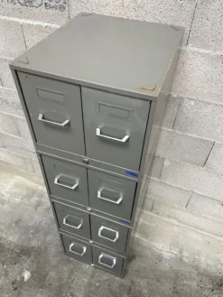 Meuble d'archivage modulable 8 tiroirs métal