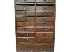 Meuble d'archives en chêne S.M.V., Danemark années 1920–40