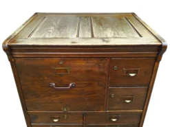 Meuble d'archives en chêne S.M.V., Danemark années 1920–40