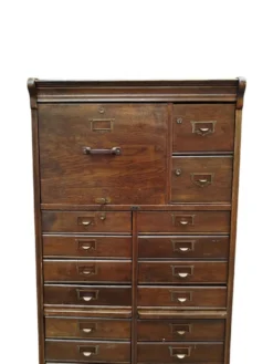 Meuble d'archives en chêne S.M.V., Danemark années 1920–40