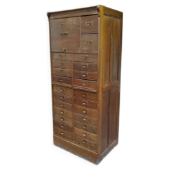 Meuble d'archives en chêne S.M.V., Danemark années 1920–40